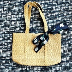 Draper James straw purse
